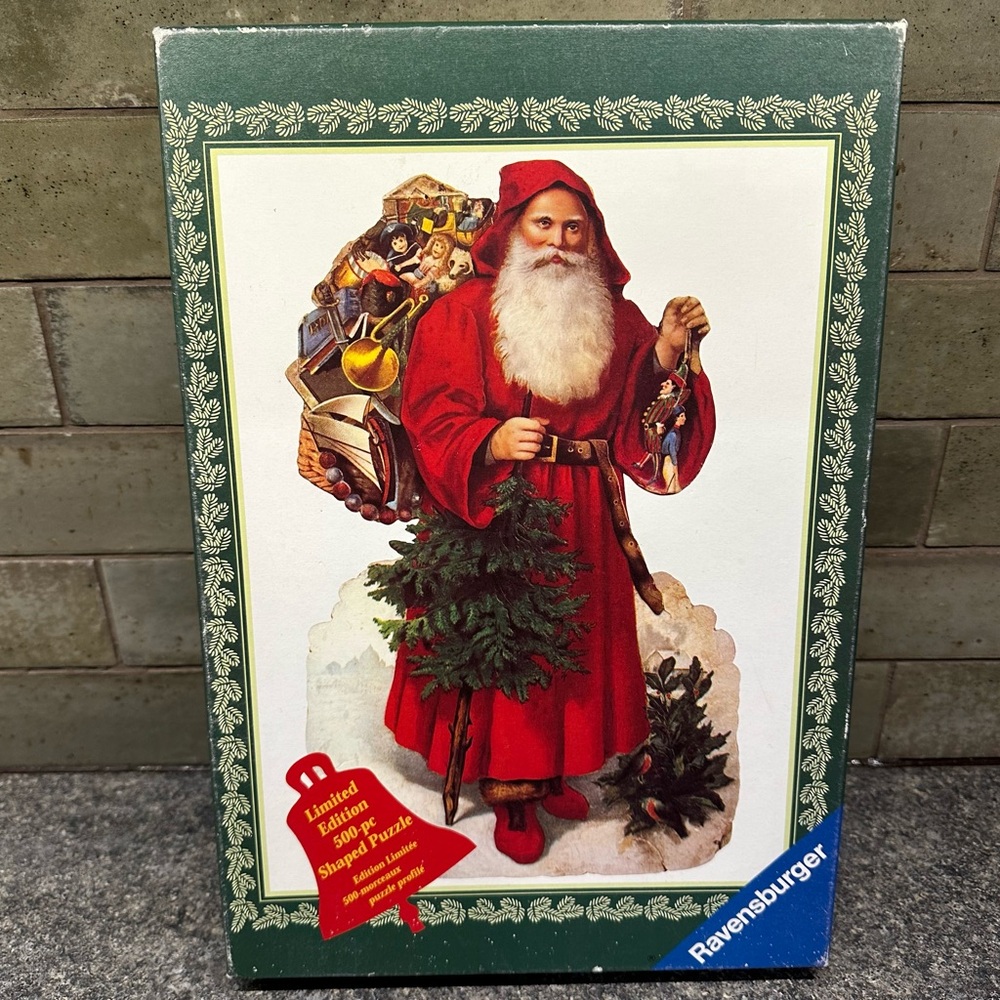 Ravensburger Shaped Puzzle Father Christmas Santa Complete